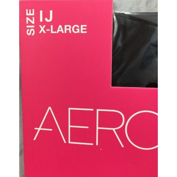 Aerosoles Ultra Sheer Control Top Tights Reinforced Toe Black Size IJ X-Large - Picture 3 of 6